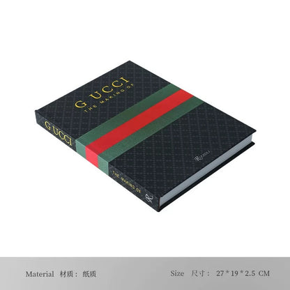 Real Book Decoration With Colored Designs