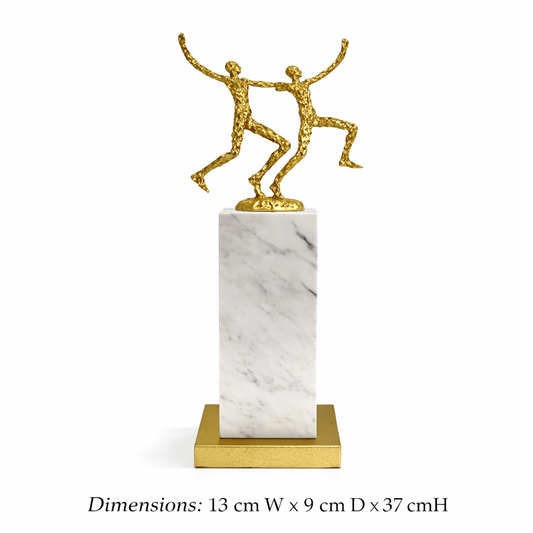 Modern Gold Decorative Sculptures