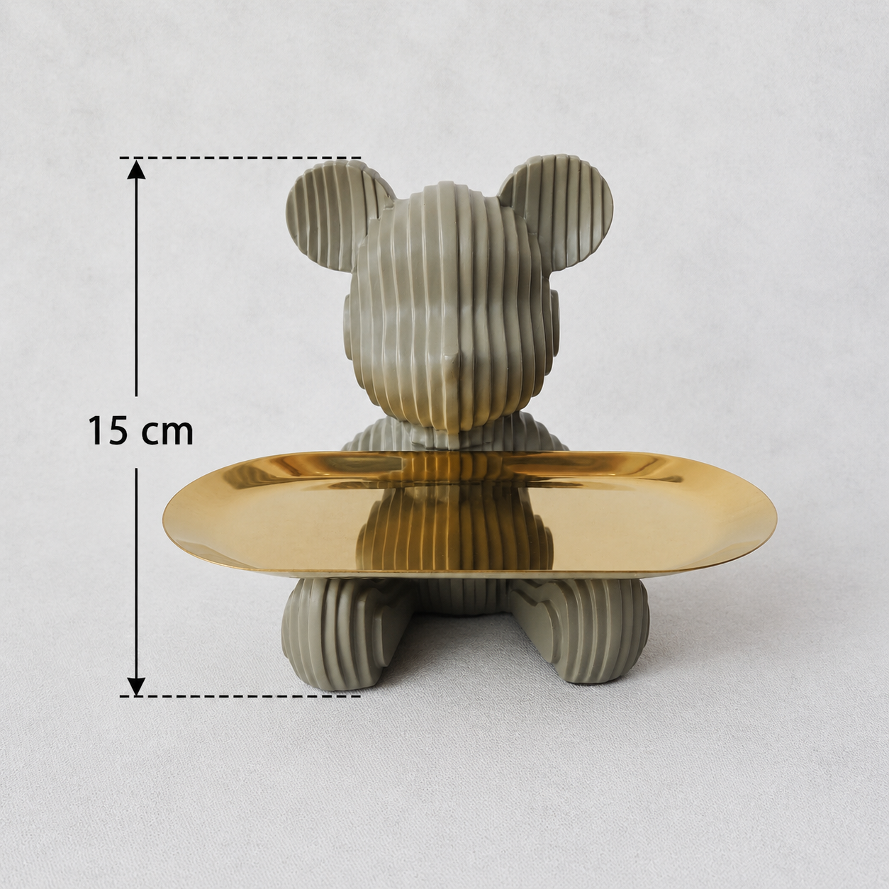 EN: Modern 3D Decorative Bear Sculpture