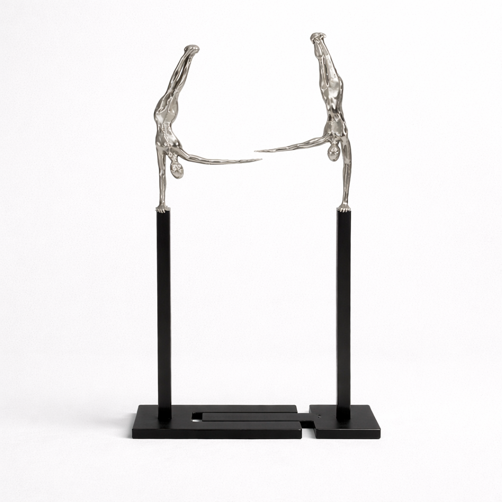 Modern Dual Harmony Sculpture