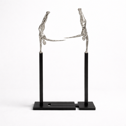 Modern Dual Harmony Sculpture