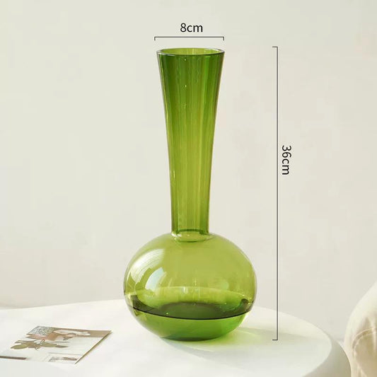 Green Transparent Vase