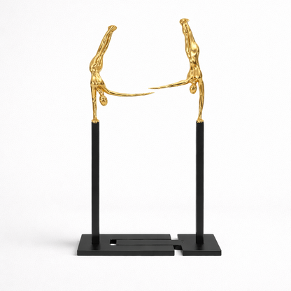 Modern Dual Harmony Sculpture