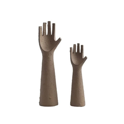 Abstract Hands Decorative Sculpture set of 2