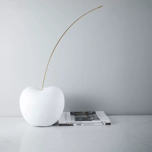 70cm White Apple Decor