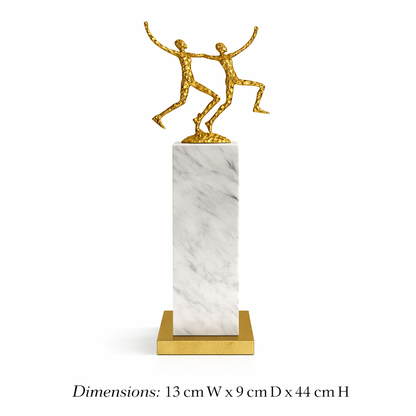 Modern Gold Decorative Sculptures