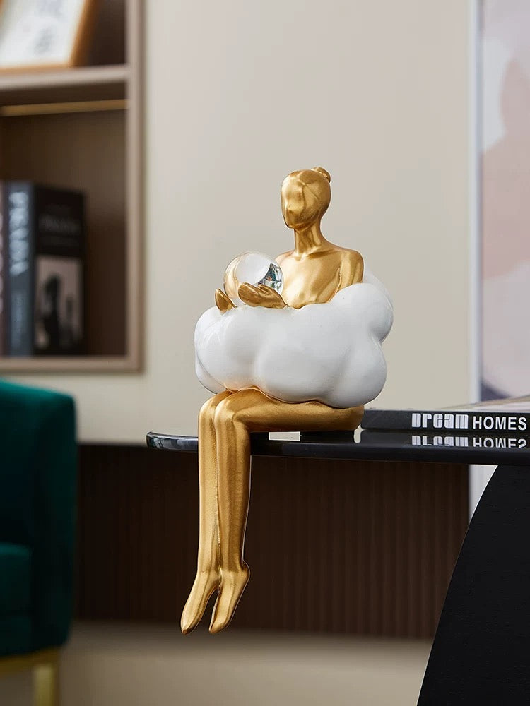 Set of 2 Cloudy Girls