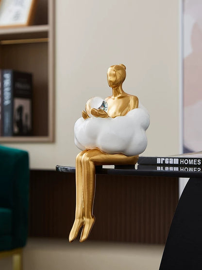 Set of 2 Cloudy Girls