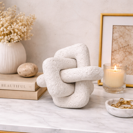 Sculptural Knot Decorative Accent
