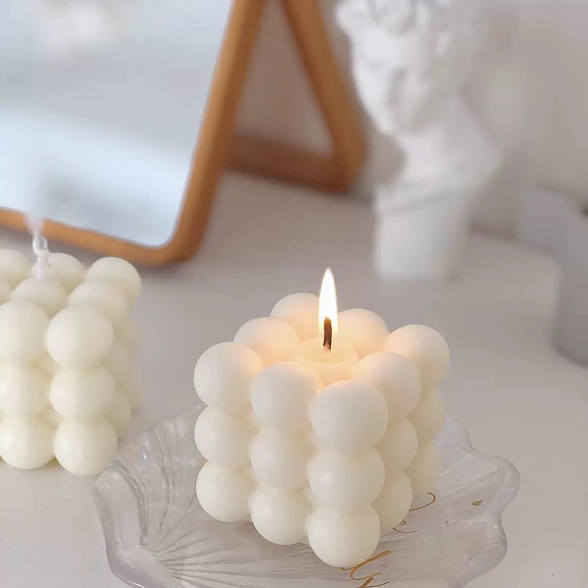 Bubble Candle Set Of 2