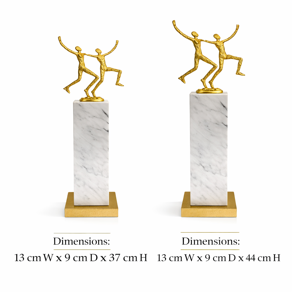 Modern Gold Decorative Sculptures