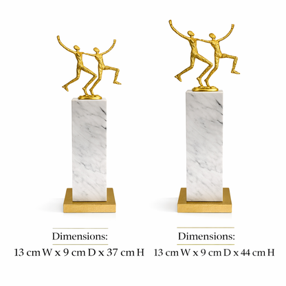 Modern Gold Decorative Sculptures