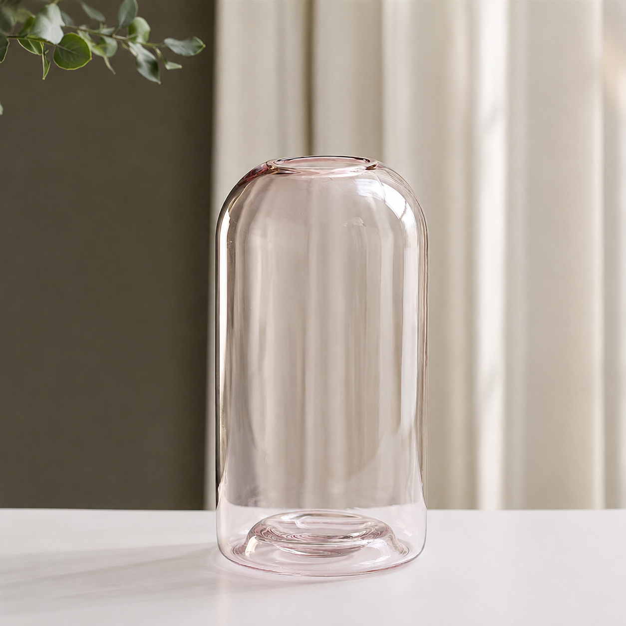 Modern Clear Glass Vase
