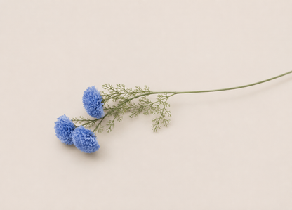 Blue Decorative Floral Stem- PACK OF 2