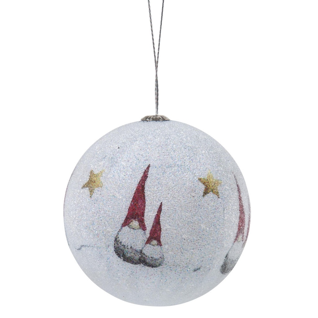 Elegant Winter-Themed Christmas Ornament - pack of 2