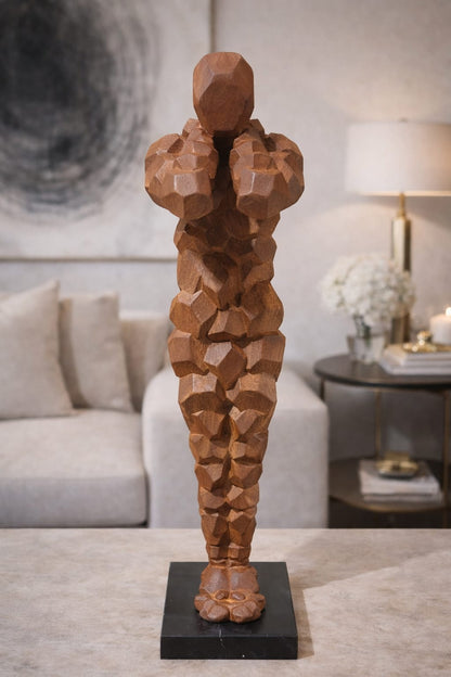 Elegant Velvet Decorative Sculpture
