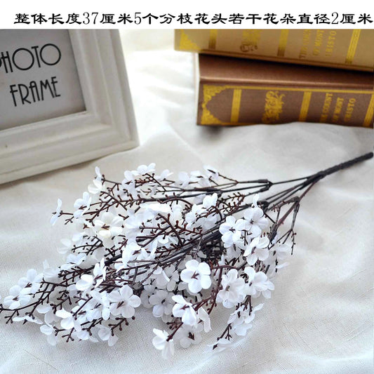 Artificial White Cherry Blossom Branches