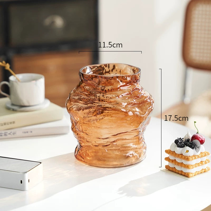 Glass Vases Set Of 2