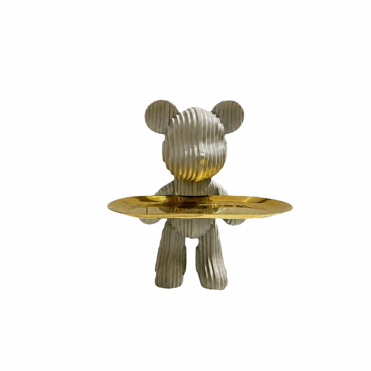 EN: Modern 3D Decorative Bear Sculpture