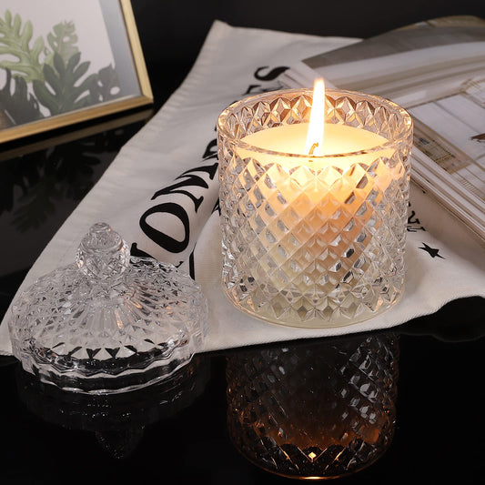 Luxury Scented Candle in Glass Jar