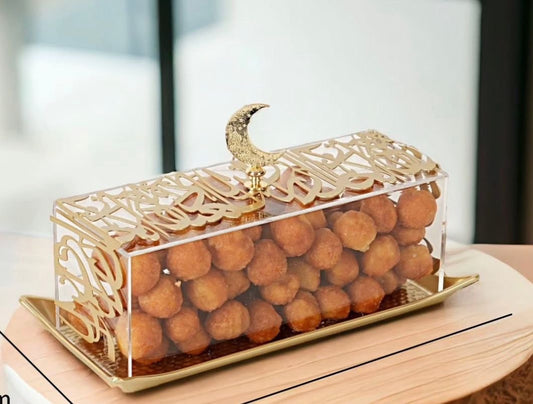 Ramadan Acrylic  Nuts Box