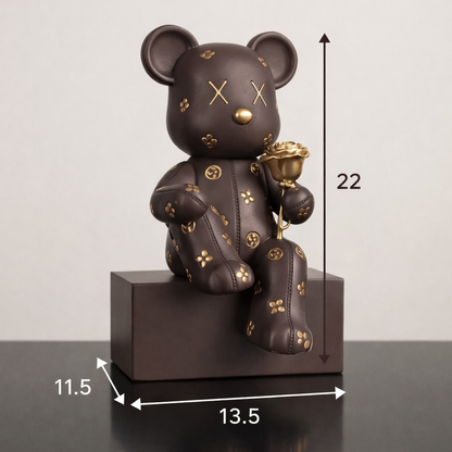 Elegant Bear Decor Figurine
