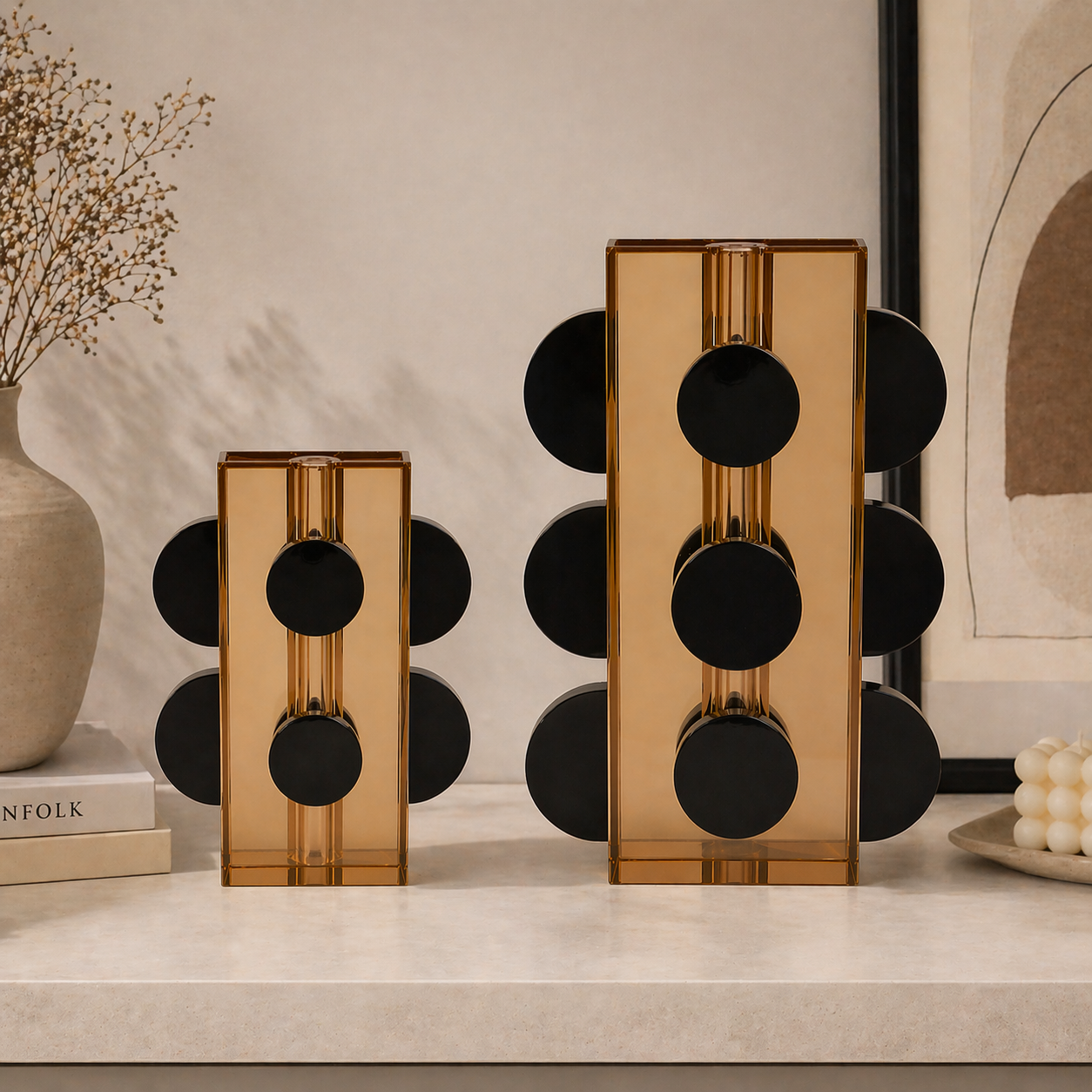 Modern Vase Crystal Décor