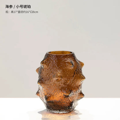Brown Glass Vases