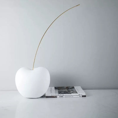 70cm White Apple Decor