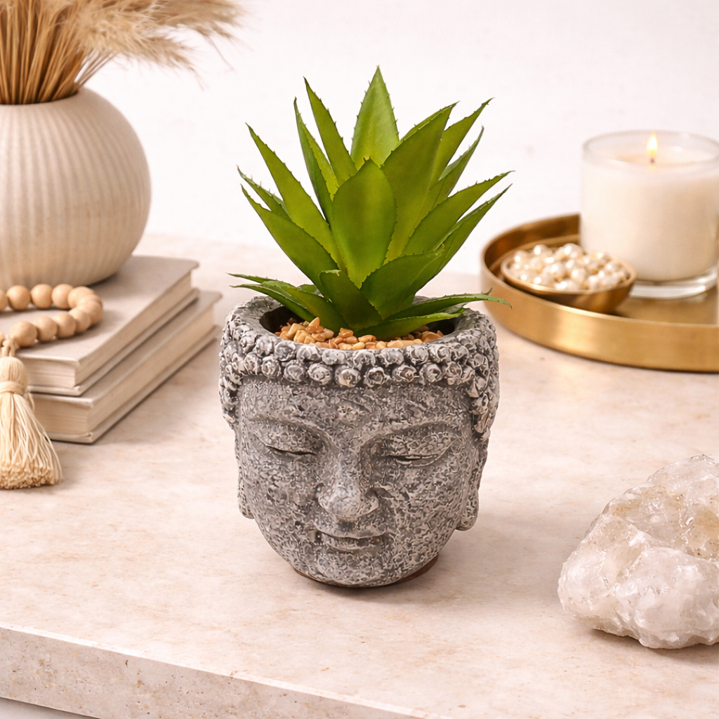Face Planter with Green Accent