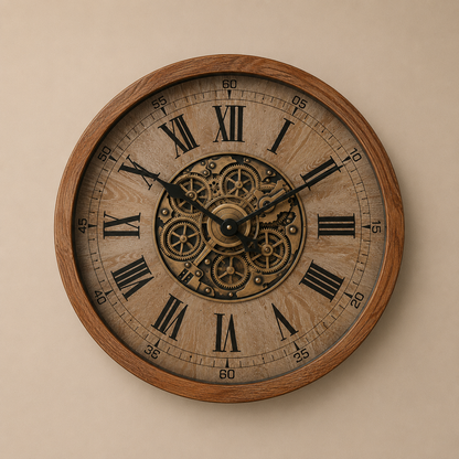 Luxury Vintage Mechanical Wall Clock (80CM)
