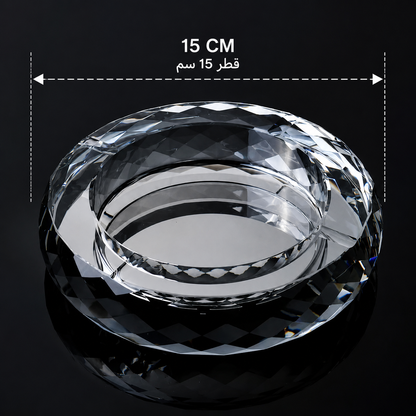 Round Crystal Ashtray