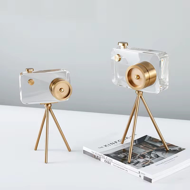 Crystal Camera With Stainless Frame