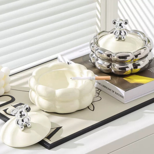 Trendy Bear Ashtray - Pack Of 2