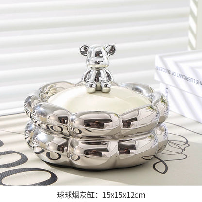 Trendy Bear Ashtray - Pack Of 2