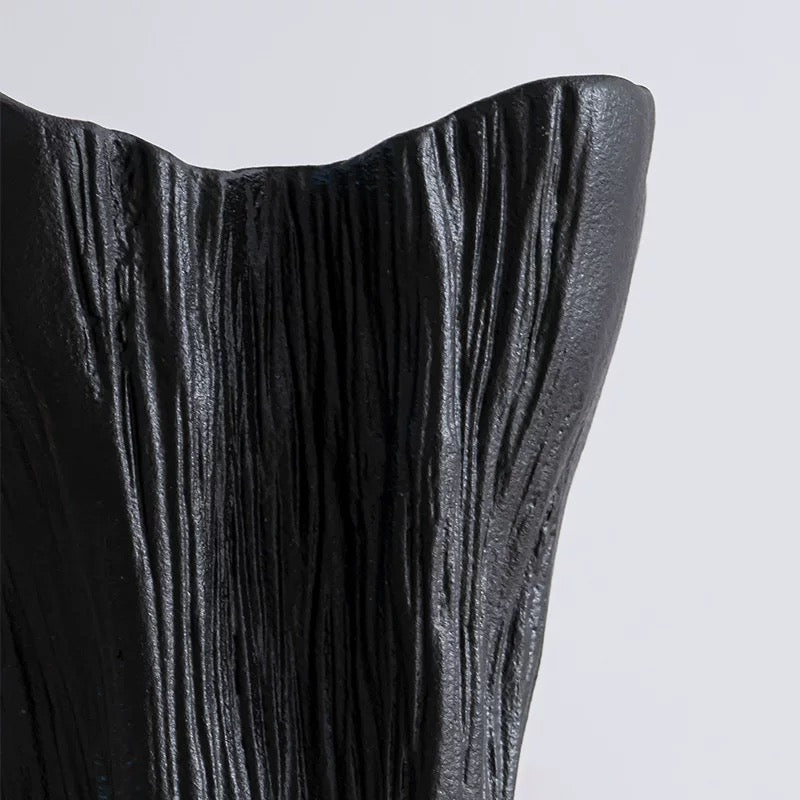 Boho Black Vase