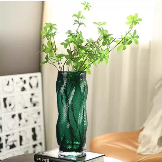 Set Of 2 Sizes Glass Vases
