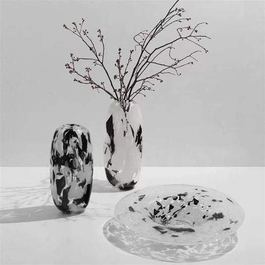 Modern Tiger Glass Vases