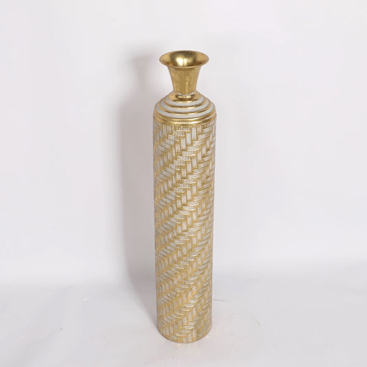 Gold Metal Vase