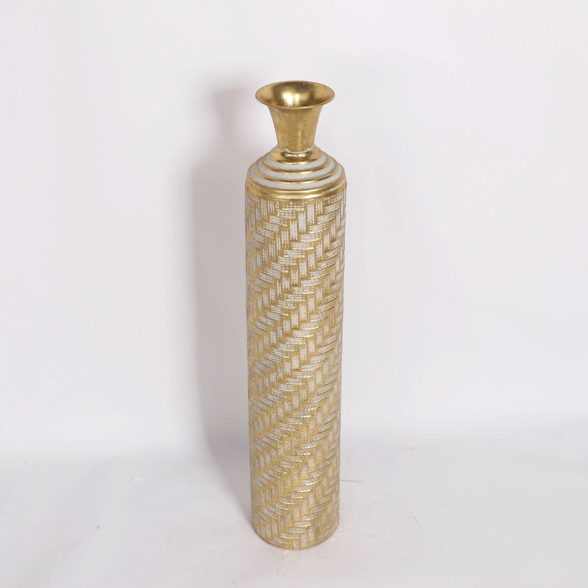 Gold Metal Vase