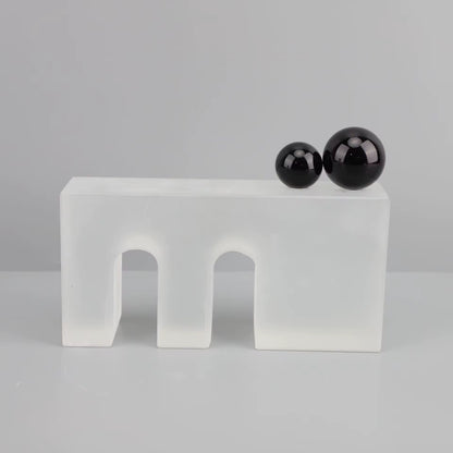 Set of 2 Crystal Abstract