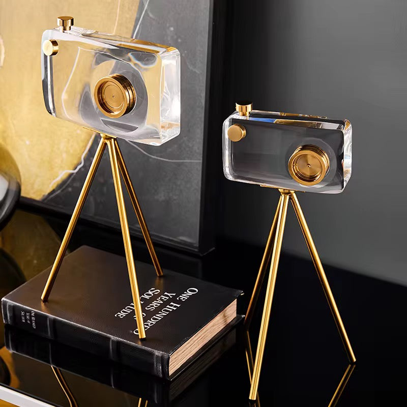 Crystal Camera With Stainless Frame