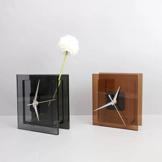 Crystal Vase Clock