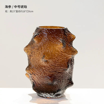 Brown Glass Vases