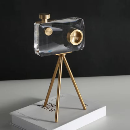 Crystal Camera With Stainless Frame