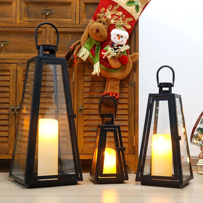 Set Of 3 Floor Lanterns