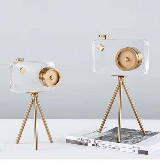 Crystal Camera With Stainless Frame