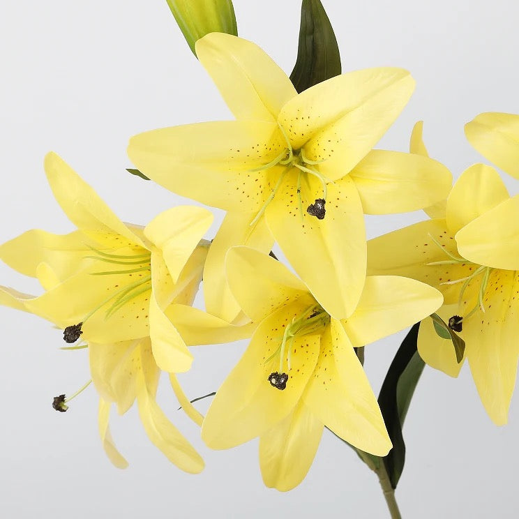 Yellow Lilly Flower Bouquet