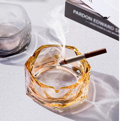 Glass Ashtray With Lovely Design