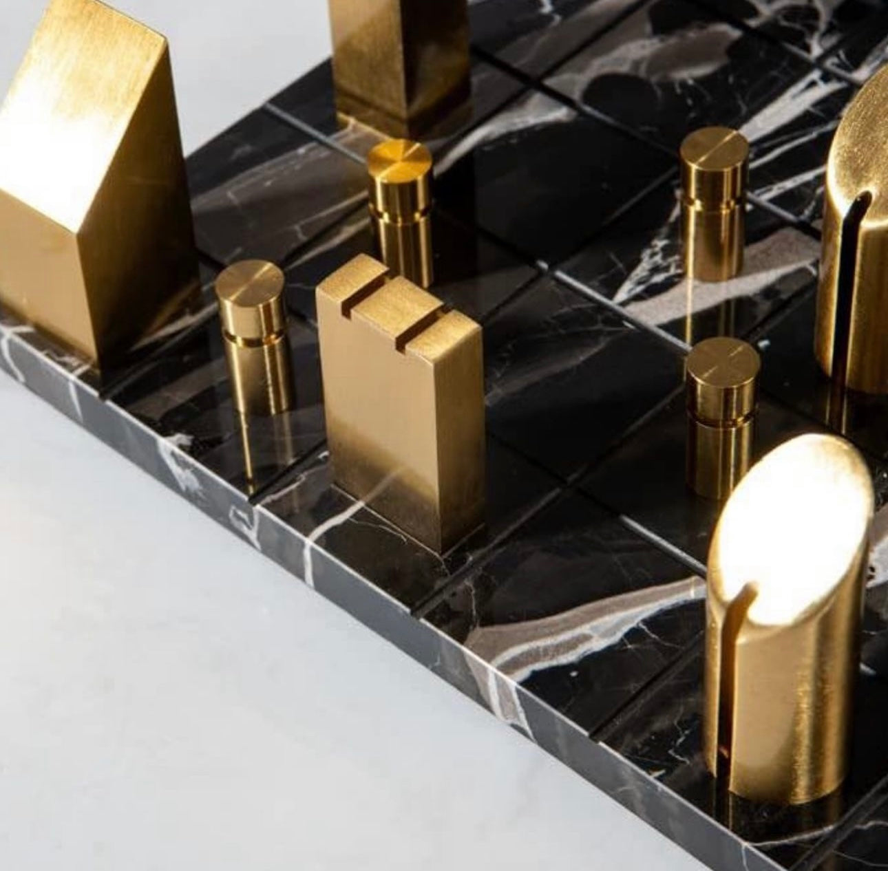 The Ultimate Minimalist Marble Chess Set